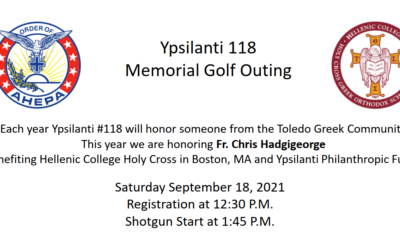 2021 AHEPA Memorial Golf Outing