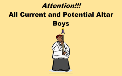 All Current & Potential Altar Boys