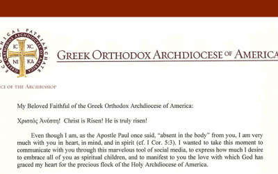 Archpastoral Message of His Eminence Archbishop Elpidophoros