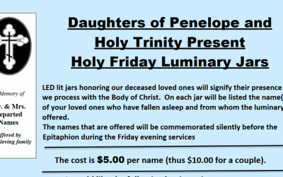 DOP Holy Friday Luminary Jars