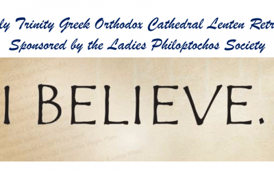 The 2019 Lenten Retreat – I Believe!