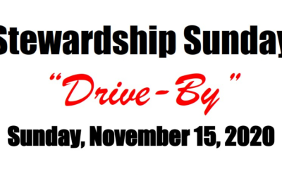 Stewardship Sunday Drive-By